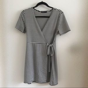 Black & White Nasty Gal Striped Dress